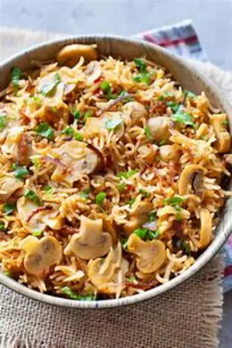 Mushroom Pulao